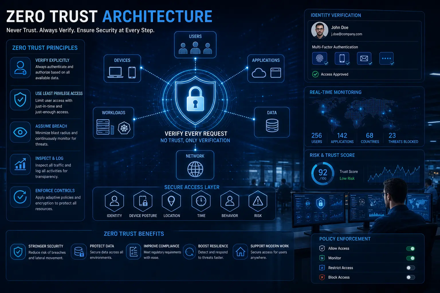 Zero Trust Security Model Explained for Modern Enterprises